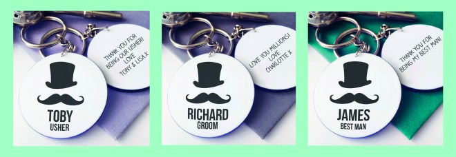 Moustache Keyrings