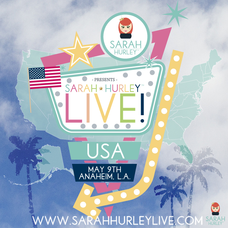 Sarah Hurley LIVE! Goes&nbsp;Global!