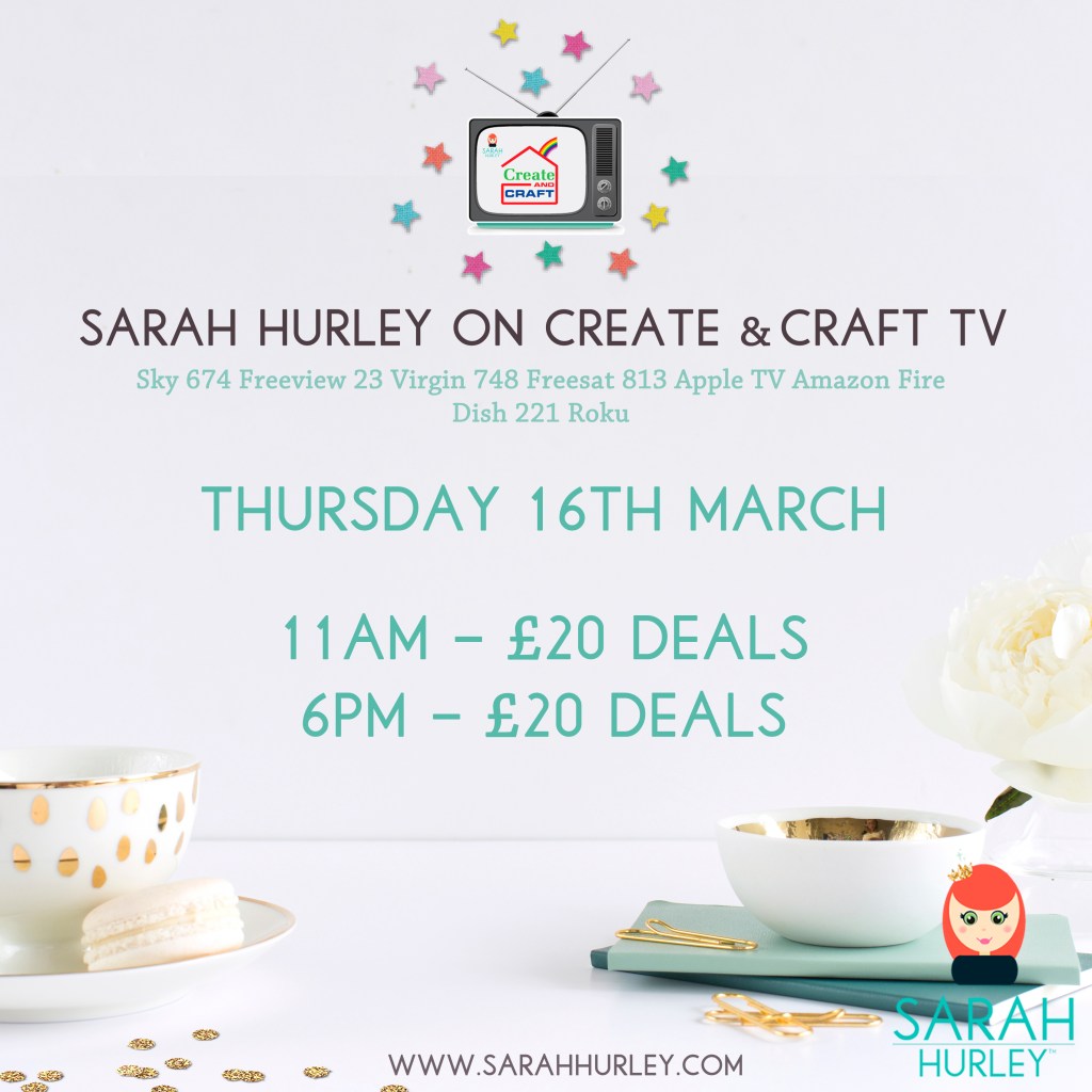 Sarah Hurley Returns to Create & Craft&nbsp;TV