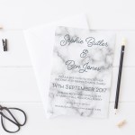 Marble Wedding Stationery