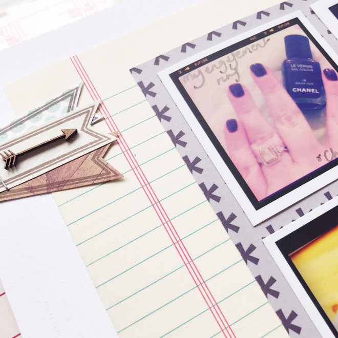 National Scrapbook Day Favourite Scrapbook Page Sarah Hurley Close Up 3